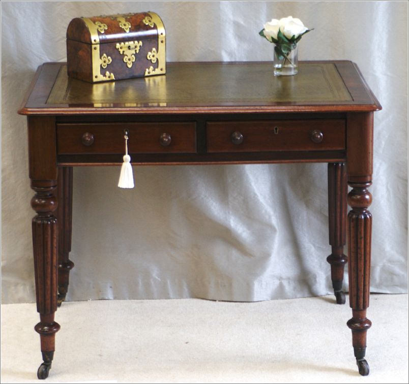 3041 Antique Writing Table - Gillows Style (1)